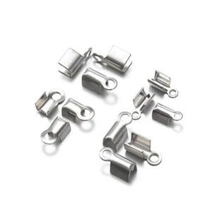 Abrazaderas de extremo de crimpado de extremos de cable plegables dorados de acero inoxidable 304 de 7 ~ 9,5 mm 100 un. - Imagen 1 de 8