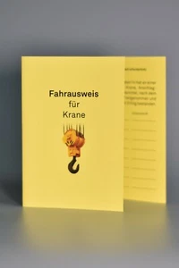 Kranschein - Ausweis für Kranführer - Fahrerausweis Krane 10stk. - Bild 1 von 1