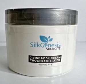 SILK GENESIS SCHUNGIT Göttliche Körpercreme Schokolade Seidentorte 8 Unzen Versiegelt Neu - Bild 1 von 3