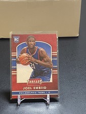 2014-15 Panini Threads Leather Rookies Joel Embiid #241 Rookie RC Sixers