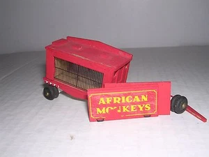 SIMMONS #56 (Wood) CIRCUS African Monkeys Cage Wagon #56 Part.Built-up H.O.1/87 - Picture 1 of 1