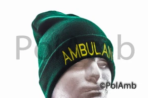 AMBULANCE Berretto / Cappello di Lana (VERDE) per Paramedico San Giovanni Medico EMT 999 Infermiera - Foto 1 di 2