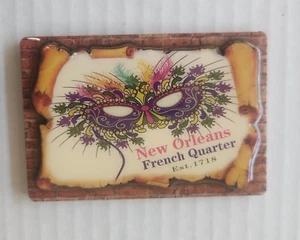 Kühlschrankmagnet - New Orleans French Quarters Est. 1718 - Bild 1 von 3