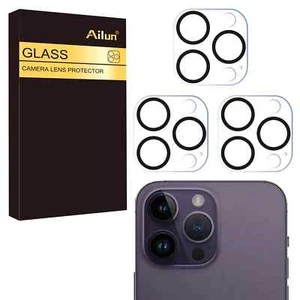 Ailun 3er Pack Kamera Linse Schutz für iPhone 16 & 14 Hartglas - Bild 1 von 1