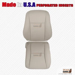 2007 2008 2009 For Lexus LS460 LS600h Driver Bottom & Top Vinyl Seat Cover Tan - Picture 1 of 5