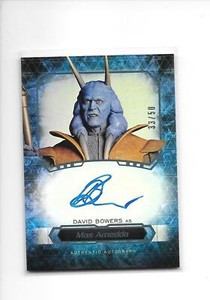 2016 Star Wars Masterwork David Bowers as Mas Amedda Rainbow Auto 33/50