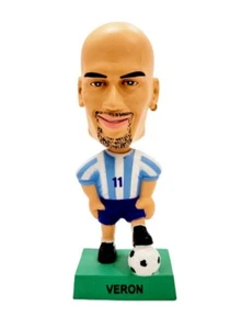 ARGENTINIEN NATIONALMANNSCHAFT FUSSBALL SOCCER JUAN SEBASTIÁN VERÓN MINI BOBBLEHEAD - Bild 1 von 7