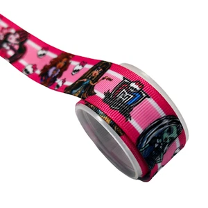 Ruban gros grain pour poupées Monster High 7/8" - 1 yard - Photo 1 sur 4