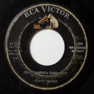 FLOYD CRAMER CHATTANOOGA CHOO-CHOO/LET'S GO RCA VICTOR RECORDS VINYL 45 62-14 - Picture 1 of 3