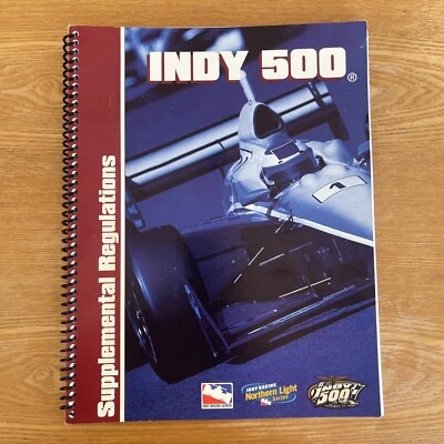 2001 Indianapolis 500 Supplemental Regulations Guide. Indycar Racing. - Image 1 of 4