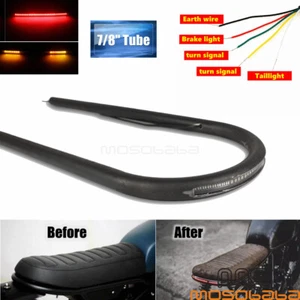 LED Frame Loop Rear Seat Hoop For Cafe Racer CB450 CL100 SR400 XS650 GS750 Z650 - Picture 1 of 9