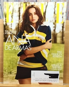 Elle Magazine AUGUST 2022 No. 438 The Unlikely Journey of ANA DE ARMAS - Picture 1 of 12