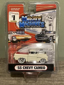 Muscle Machines 2006 Released 1955 Chevy 55 Cameo Pickup Truck White 1:64 - Picture 1 of 6