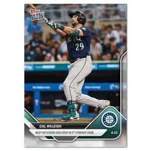 MLB Topps Now #341 2025 Cal Raleigh Seattle Mariners - EN MANO - Imagen 1 de 1