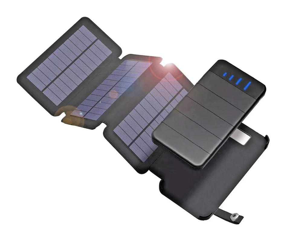 Cygnett ChargeUp Explorer 8K mAh Power Bank with detachable Solar Panels - Black - image 1 of 1