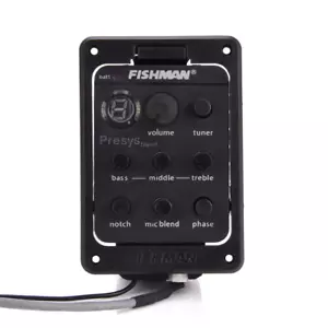 Fishman Presys 201 for guitar pickup Blend Dual Guitar Preamp Piezo Pickup set - Picture 1 of 6