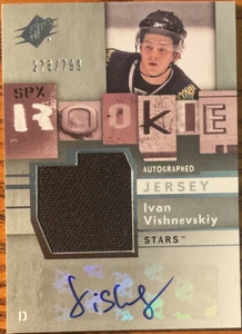 2009-10 SPx Rookie Jersey Autograph Ivan Vishnevskiy #156 #’d 278/799 - Picture 1 of 3