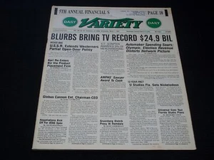 1989 MARCH 1 DAILY VARIETY MAGAZINE - MOVIES & TV ISSUE - O 14052 - Picture 1 of 2