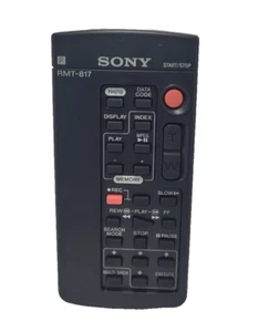 Genuine SONY RMT-817 Remote Control for Handycam MiniDV DCR DSR Series Camcorder - Picture 1 of 8