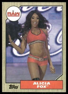 2017 Topps Heritage WWE #10 Alicia Fox wrestling card - Picture 1 of 2