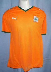 IVORY COAST DROGBA GERVINHO TOURE' KONE' AFRICA CUP 2008 no MATCH VINTAGE XL - Picture 1 of 3