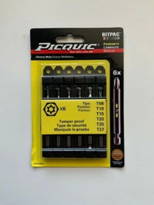 PICQUIC BITPAC - TORX Security - 3" Powerbit Sets - for Machinists, Mechanics - Picture 1 of 2