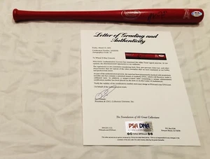 MIKE TROUT Signed Mini Bat Rookie Signature PSA 10 GRADED LA Angels Autographed - Picture 1 of 5