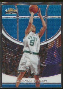 2005-06 Topps Finest Gerald Green Rookie Card RC #309/599 Celtics