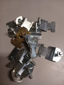 10 Stk. 1/2 Zoll starre Stahlrohrschellen Strebenbänder für Unistrut  - Bild 1 von 1