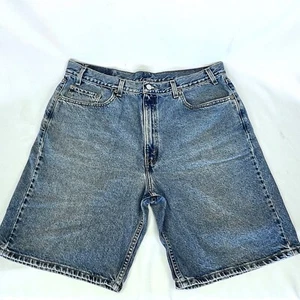 VTG Levis 550 Relaxed Fit Mens Jean Shorts Dad Sz 40 2002 Length 20 Inseam 10 - Picture 1 of 13