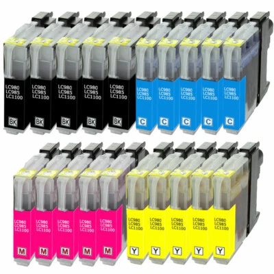 20 Druckerpatronen XL kompatibel für Brother DCP 145C, DCP 165C, DCP 195C - Bild 1 von 4