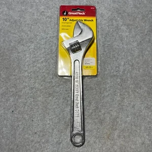 New Great Neck Adjustable Crescent Wrench Forged Alloy Steel 10" - Picture 1 of 6