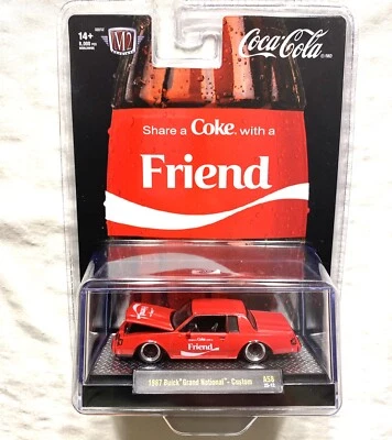 M2 Machines Share Coke Friend 1987 Buick Regal Grand National Chevy Monte Carlo Foto 1 de 4