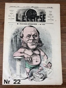 Journal L'ECLIPSE année 1868 Numéros au CHOIX (Nr 22 à 36) Voir Annonce - Picture 1 of 11