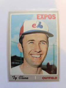 Topps Ty Cline #164A 1970 en muy buen estado/excelente envío combinado - Imagen 1 de 2