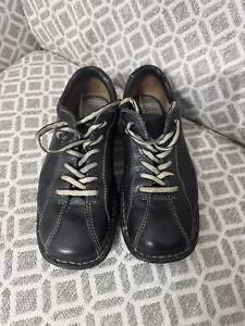 Born Damenschuhe 8 schwarz Leder Schnürschuhe bequem - Bild 1 von 8