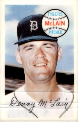 1970 Kellogg's Denny McLain Detroit Tigers #73 - Image 1 of 2