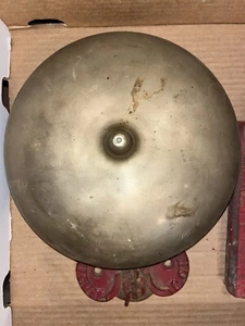 VTG Signal Gong Fire Bell Alarm Cast Iron Brass 100% Original ESTATE SALE FIND - Picture 1 of 2
