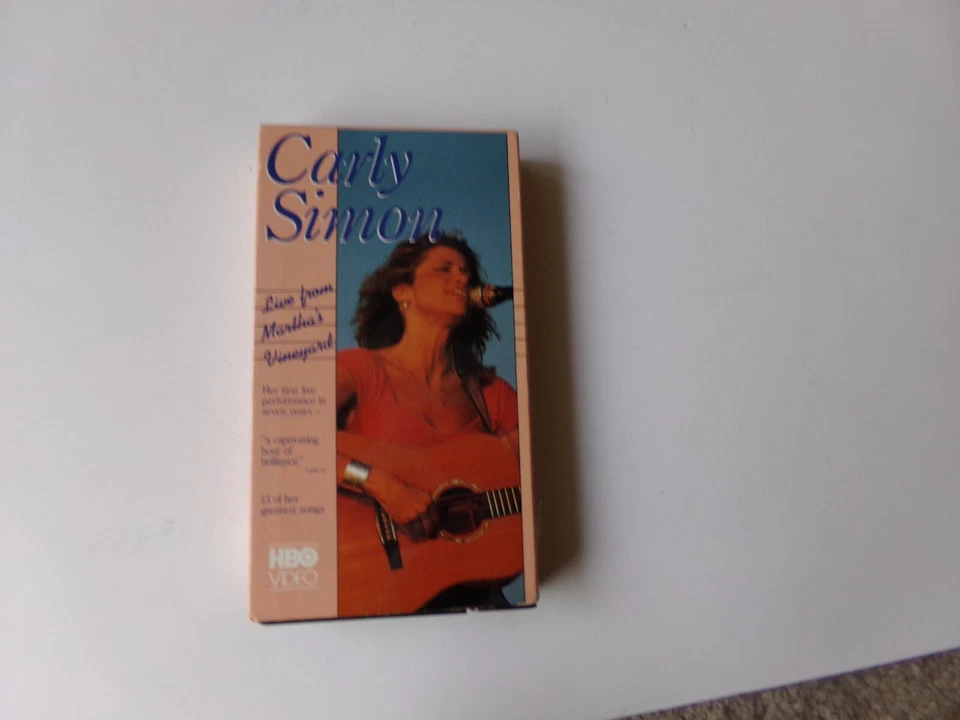 Carly Simon                  Live From Martha’s Vineyard              VHS - Image 1 of 1