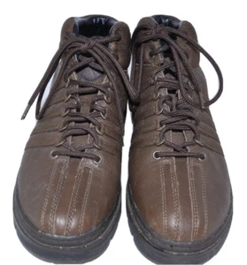 Women's K-Swiss High Top Brown Boots Size 7 Aggressive Sole - Picture 1 of 8