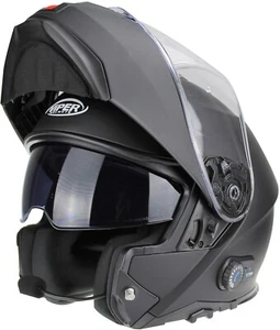 Viper RS-V191 Blinc Bluetooth Flip-Up Motorcycle Helmet - Matt Black - Picture 1 of 69