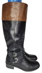 NIB Women's Arizona Denver Two Tone Knee High Boots Equestrian Style Sz: 8M - Picture 1 of 10