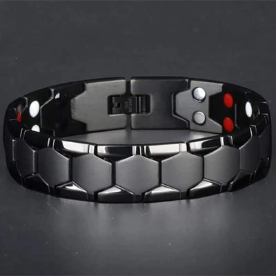 STAY VM Men Arthritis Braided Magnetic Bracelet
