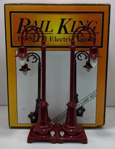 MTH 20-1030 O Maroon Street Lamps #59 LN/Box - Picture 1 of 1