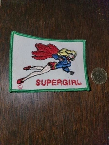 Vintage, Collectible 1970s SUPERGIRL PATCH, IRON ON RARE New - Picture 1 of 3