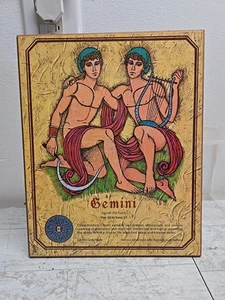 gemini astrology Sign Wall Hanger. 8x10 - Picture 1 of 3