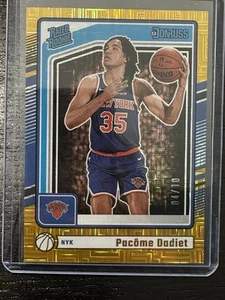 2024-25 Panini Donruss Choice Pacome Dadiet 04/10 RC GOLD Holo Knicks🔥🔥 - Picture 1 of 2