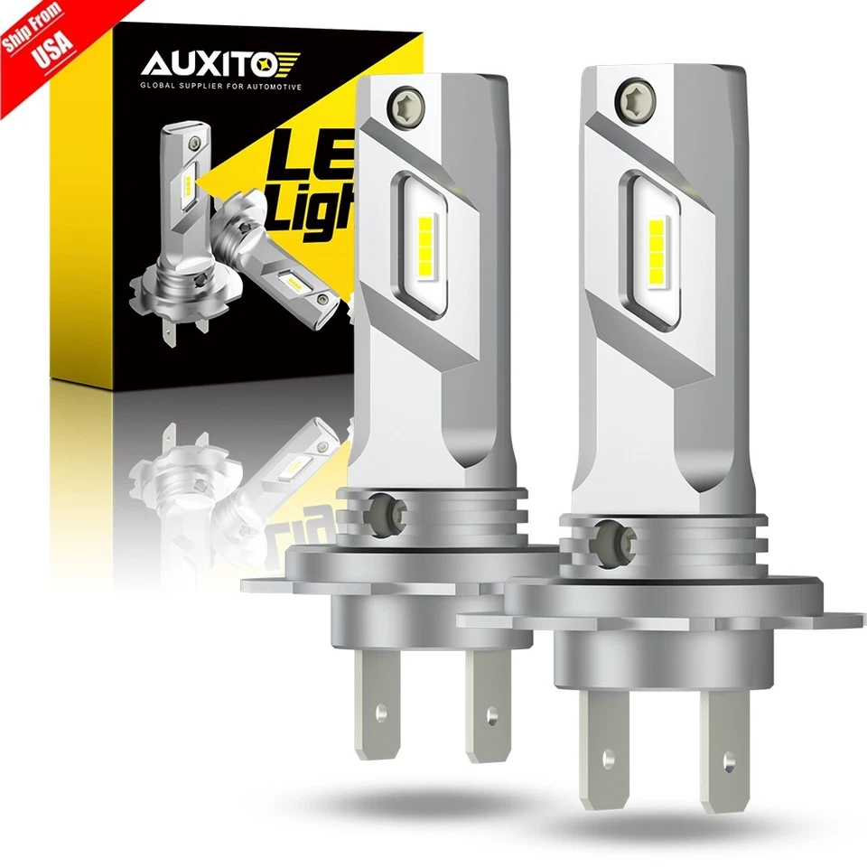 Bombillas de faros LED H7 blanco frío haz alto bajo 48000LM para Hyundai Elantra GT Foto 1 de 4