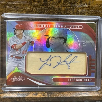 Lars Nootbaar 2022 Absolute Rookie Wood Signatures Auto RC /50 #148 ⚾🔥 - Image 1 of 2