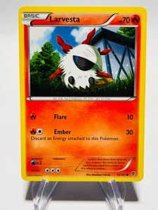 LARVESTA 2013 Pokemon Plasma Blast Common POKÉMON 12/101 - Picture 1 of 2